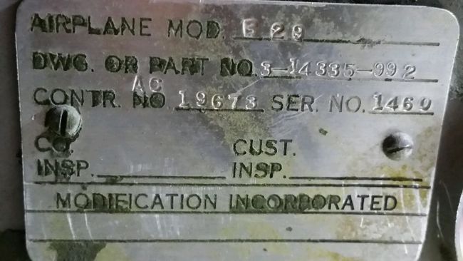 B-29_44-87779_Tail_Data_Plate