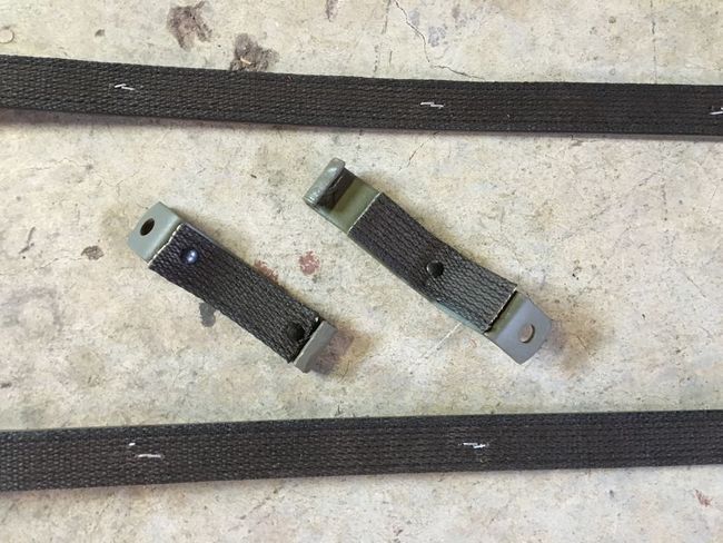MB fuel tank straps bottom side