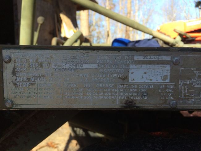 M275-A5 Data Plates