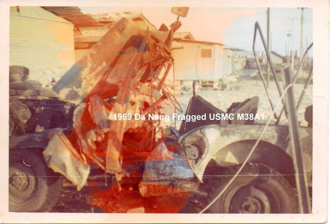 Fragged M38A1 1969 Da Nang RVN