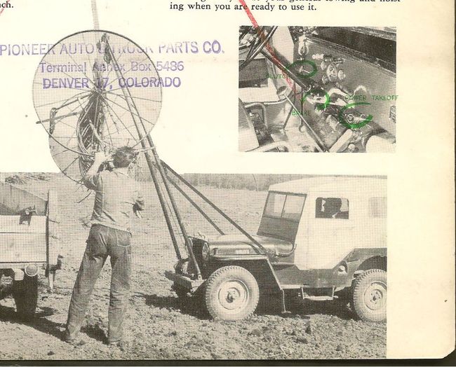 Braden gin poles for CJ-2A