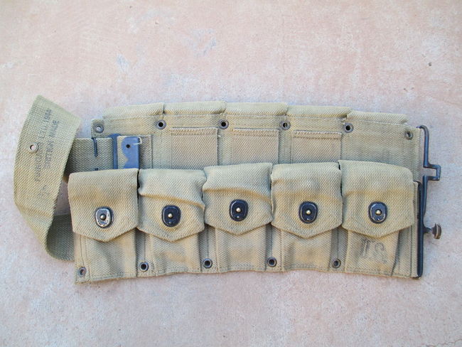 1944 Brit-Made Cartridge Belt