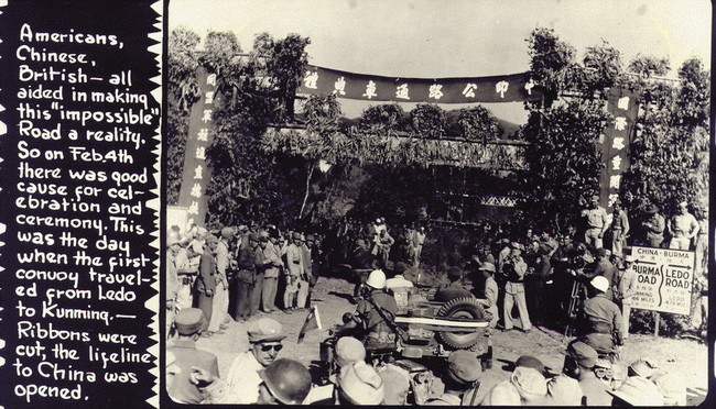 Opening of Burma Road