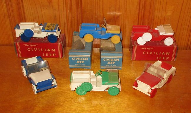 CJ-2 plastic model jeeps