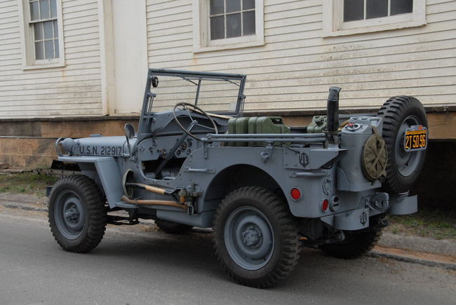 USN Willys MB 1944 at base in Marin
