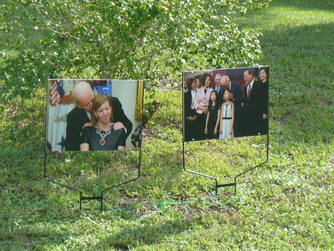 Neighbor response to Biden sign
