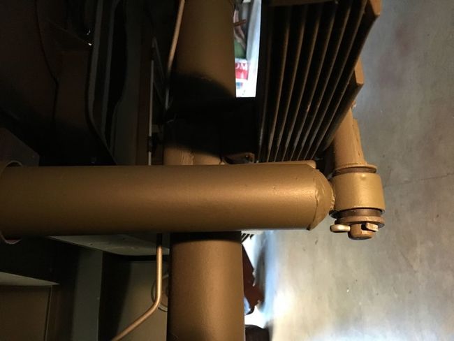MB rear shock mounted lower half