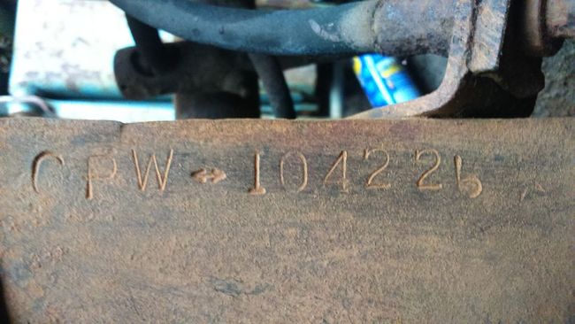 GPW 104226 FRAME STAMP