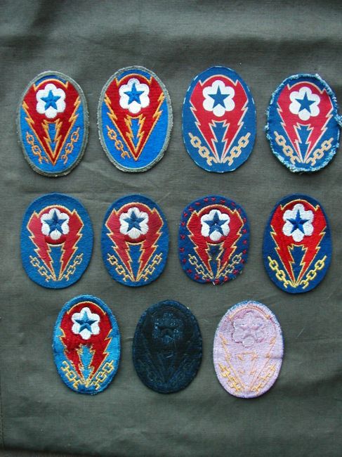 WW2 ETO-USA Patch Varriants
