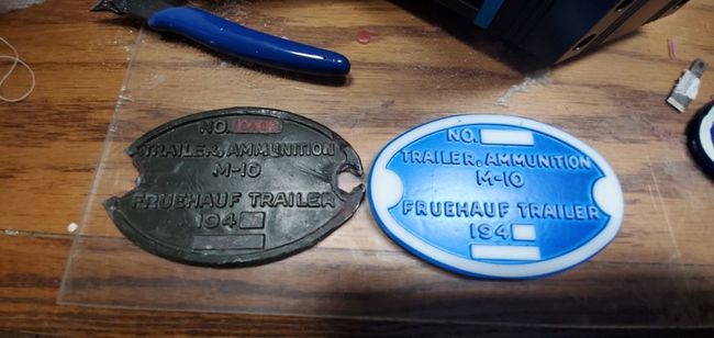 M10 trailer data plate project-Fruehauf