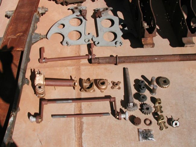 WW2 Pack Howitzer Parts gears