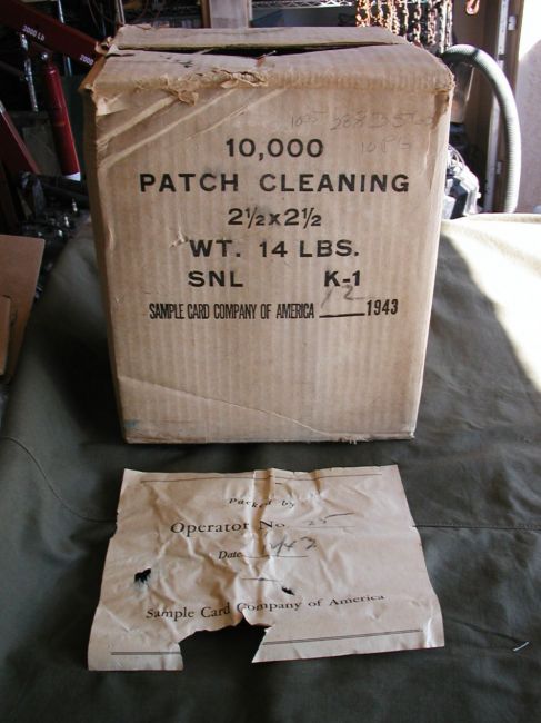 1943 Ordnance Cleaning Patch Box