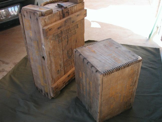 1944 Demolition Charge Crates