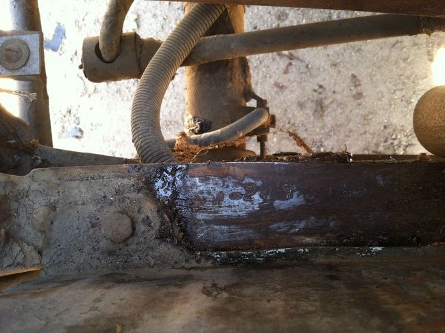 Frame stamped number