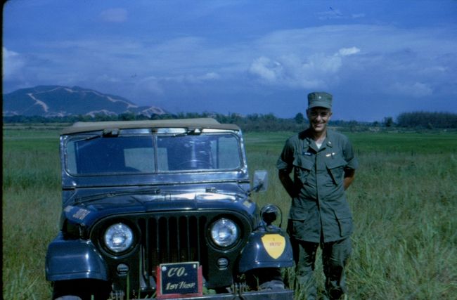 Dad in Front of his M381 in DaNang