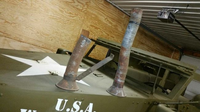 M3 Halftrack vent tubes