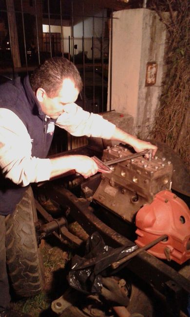 Torqueando la tapa de cilindro
