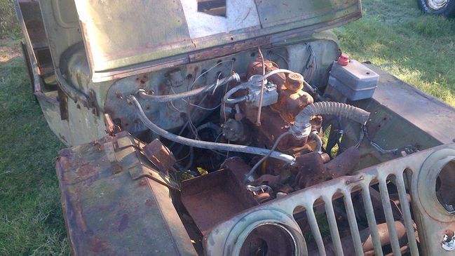 engine of radio jeep
