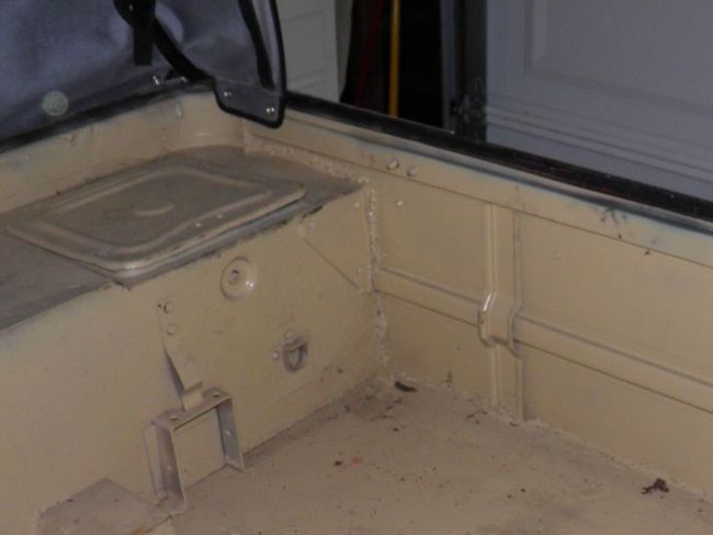 ACM1 tub rear panel reinforcements cut off