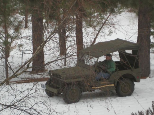 Four wheel drive in snow