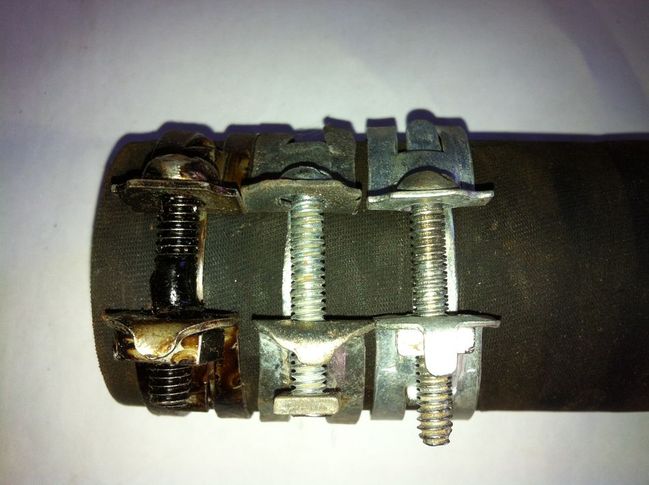 NOS A10 1/2 hose clamps