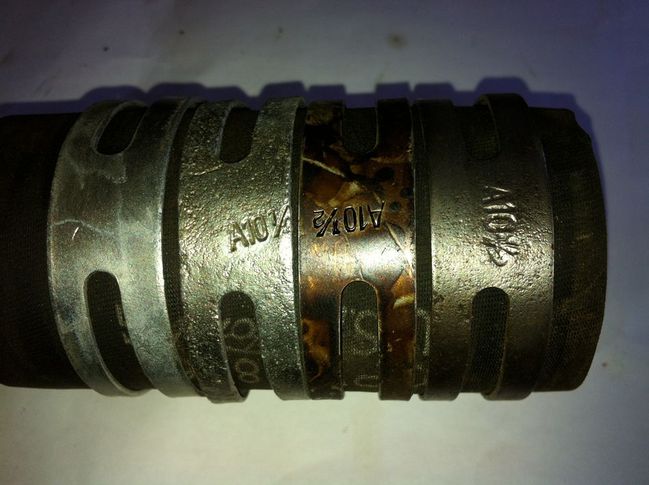 NOS A10 1/2 hose clamps
