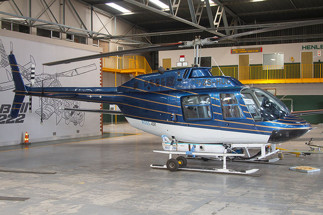 Bell 206B Jet Ranger ZS-HUC Rand Airport FAGM