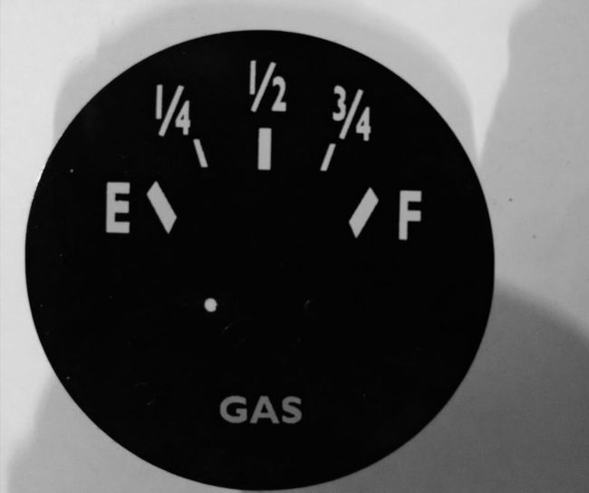 'GAS' Gauge Decal-1