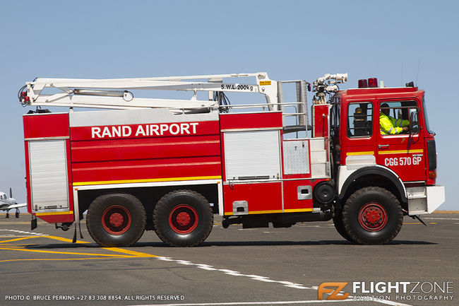 Fire Truck at Rand Airport FAGM