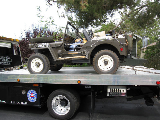 On the truck