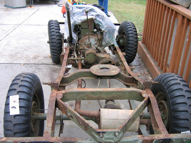 No tub on the frame