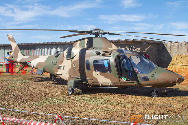 Agusta A109 SAAF 4011 Newcastle Airfield FANC