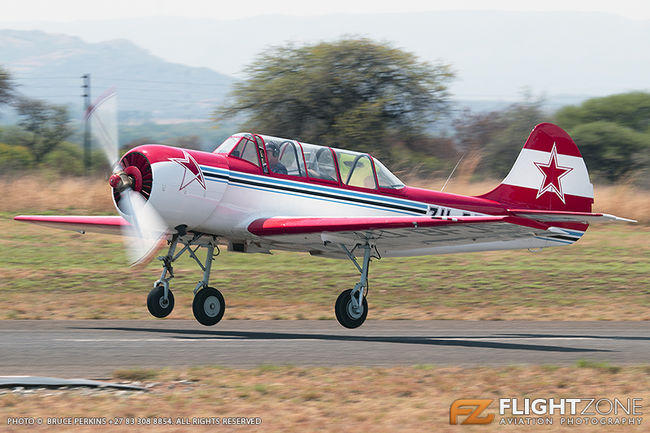 Yak-52 ZU-BFJ Brits Airfield FABS