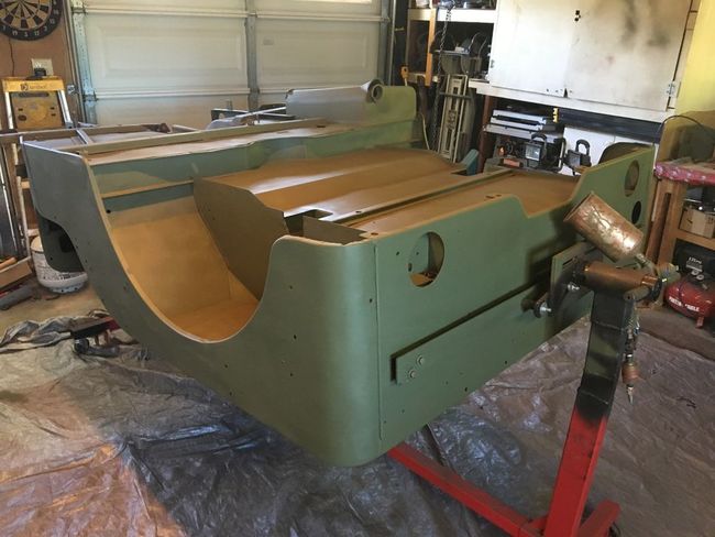 ACM1 tub bottom during OD painting