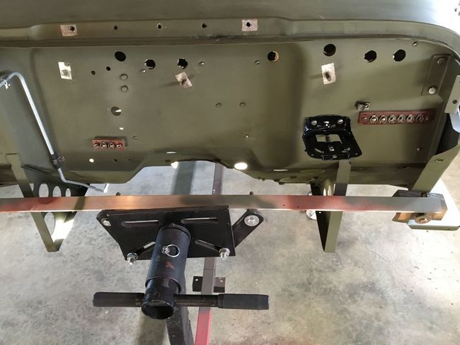 ACM1 tub OD showing firewall tinning