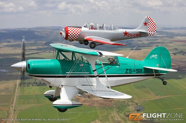Pitts Special S-2B ZS-SII Yak-52 ZU-CWO Rand Airport FAGM
