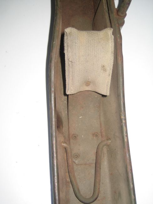 Rifle rack pad front