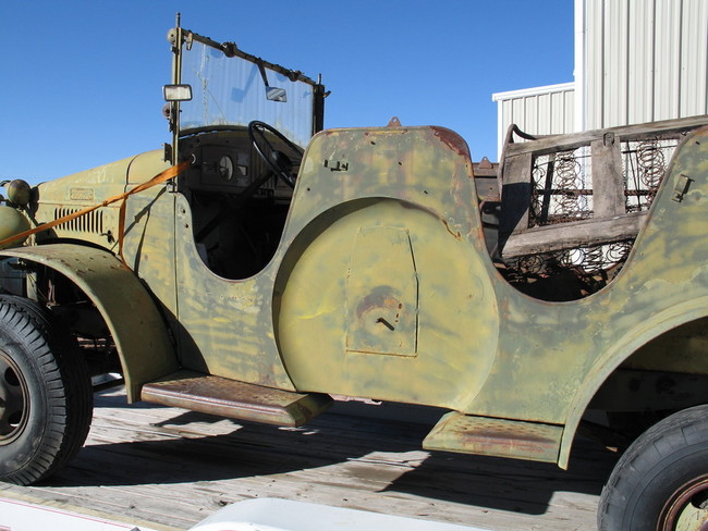 WC-7 rescued vehicle - southern NM