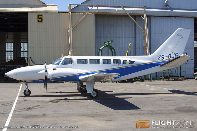 Cessna 404 Titan ZS-OJG Rand Airport FAGM