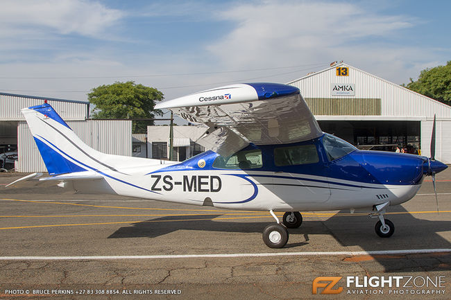 Cessna 210 Centurion ZS-MED Rand Airport FAGM