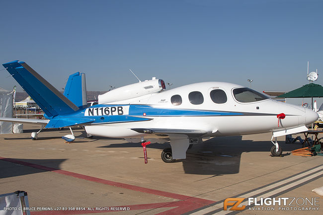 Cirrus SF-50 Vision Jet G2 N116PB Wonderboom Airport FAWB