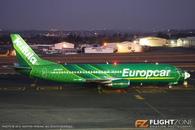 Boeing 737 ZS-OAP Lanseria Airport FALA