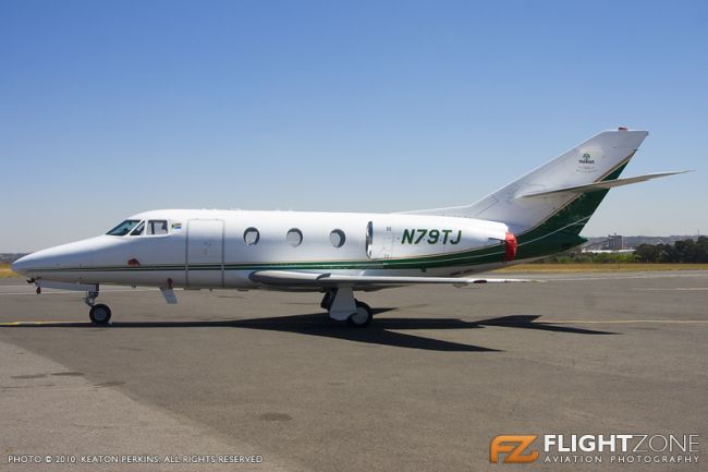 Dassault Falcon 10 N79TJ Rand Airport FAGM