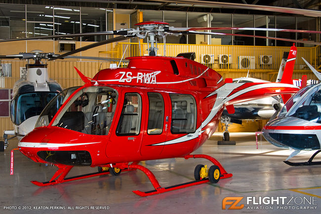 Bell 407  ZS-RWA Rand Airport FAGM