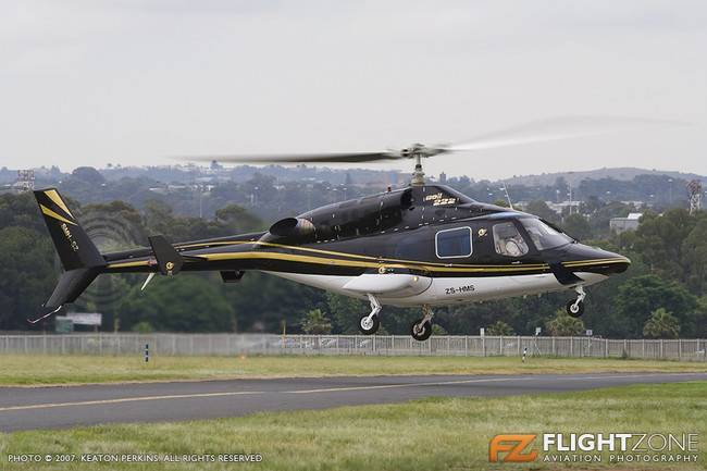 Bell 222 ZS-HMS Rand Airport FAGM