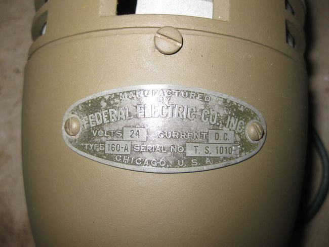 24 Volt Siren