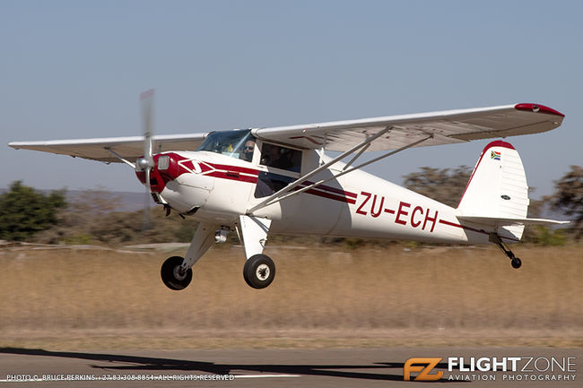 Luscombe 8A ZU-ECH Nylstroom Airfield FANY