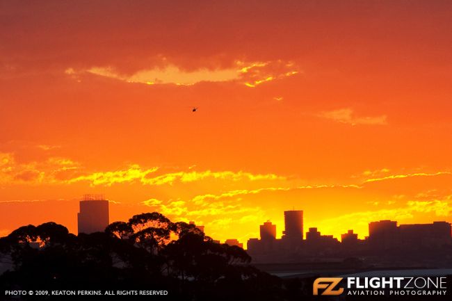 Rand Airport FAGM sunset