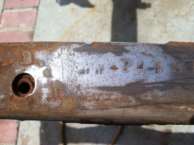 Frame stamped number
