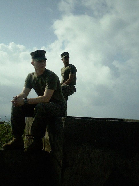 Kris on Suribachi.